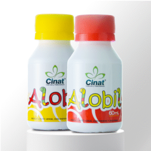 ALOBIL 60 mL CINAT Sabor natural frutos rojos y limón